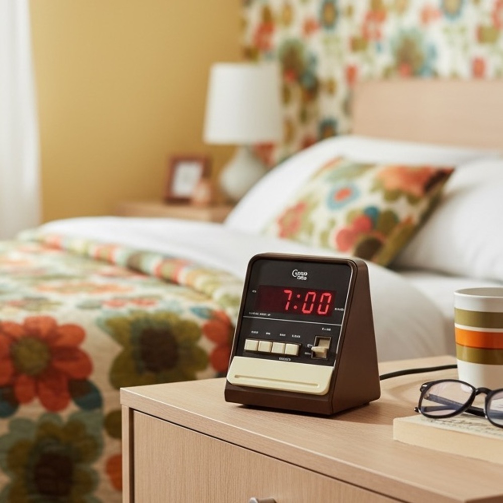Vintage Late 70’s Cosmo Time LED Alarm Clock